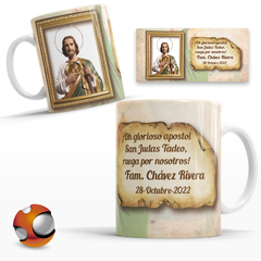 12 Tazas Personalizadas recuerdo San Judas Tadeo - tienda en línea