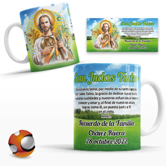 12 Tazas Personalizadas recuerdo San Judas Tadeo en internet