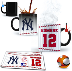 Taza Personalizada Personalizada Beisbol Yankees 01