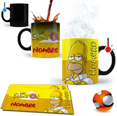 Taza Mágica Personalizada Simpson Homero 20