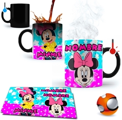 Taza Mágica Personalizada Minnie Mouse 05
