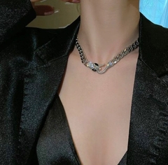 Choker de cobra com strass - Mandara Acessórios