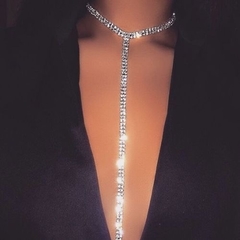 choker gravatinha com strass - comprar online