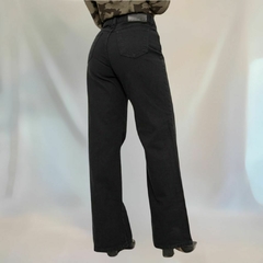 Calça Wide Leg Jeans Preta