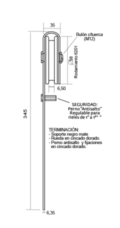 Kit Soporte Puerta Establo o Granero - comprar online