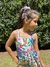 Vestido infantil midi estampado Luana - comprar online