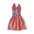 Vestido infantil jardineira Amália - Pithaya Kids: Moda para meninas