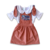 Vestido infantil jardineira Amália - loja online