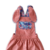 Vestido infantil jardineira Amália - comprar online