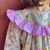 Vestido infantil estampado manga longa Flora - loja online