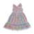 Vestido infantil midi estampado patchwork Lily