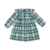 Vestido infantil de flanela xadrez Laura - loja online