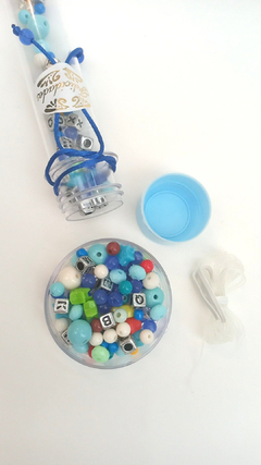 Tubet kit pulseira azul 20g - comprar online
