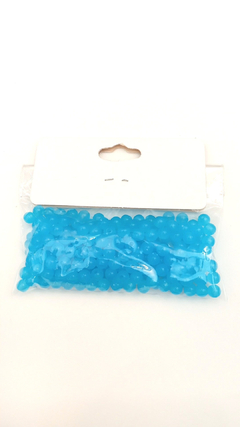 Bolinha azul claro translúcida 6mm 25g 1646 - loja online