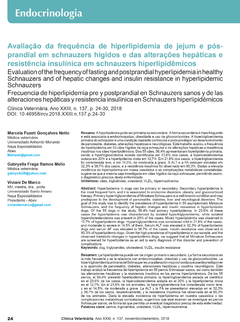 Avaliação da frequência de hiperlipidemia de jejum e pós-prandial em schnauzers hígidos e das alterações hepáticas e resistência insulínica em schnauzers hiperlipidêmicos