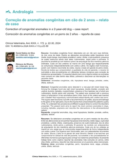 Correção de anomalias congênitas em cão de 2 anos – relato de caso