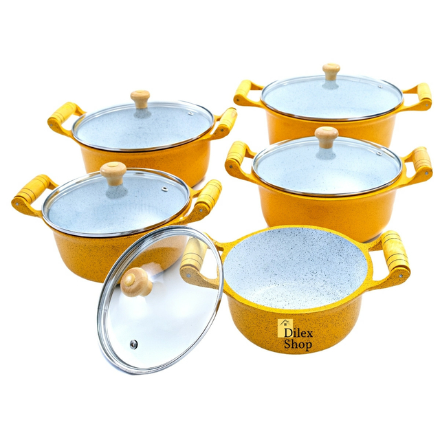 DE FÁBRICA! Jogo de 5 panelas de alumínio grosso — Cookware Sets — Poços de  Caldas