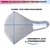 Kit 5 Mascara GG Tecido Duplo Algodão Lavável Reutilizável - loja online