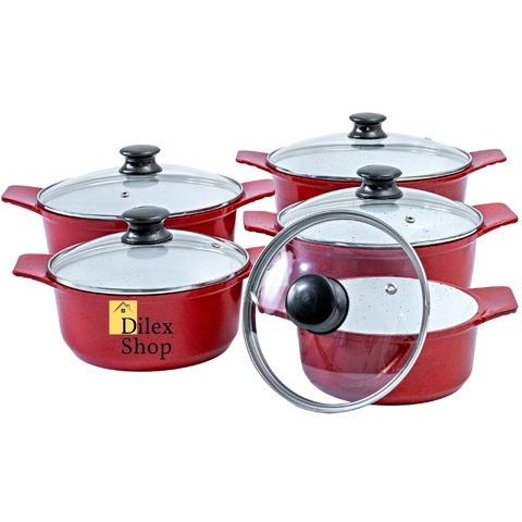 DE FÁBRICA! Jogo de 5 panelas de alumínio grosso — Cookware Sets — Poços de  Caldas