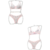 Conjunto Lingerie Milene Calcinha, Sutiã com Bojo e Aro - Drilife - Variedades