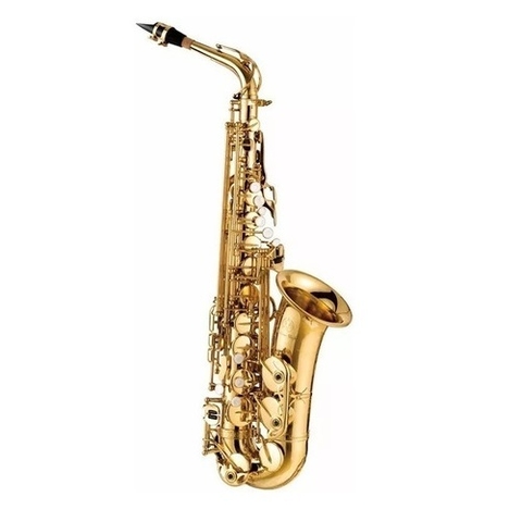 SAXO ALTO LINCOLN WINDS JYAS1102P CONCERT Mi b DORADO CON ESTUCHE RÍGIDO