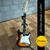 Guitarra Stratocaster Parquer Sunburst Con Funda y Cable