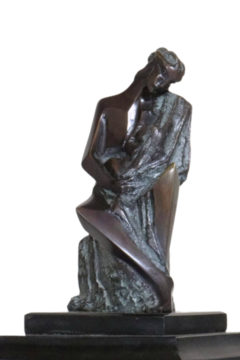 "Eterno Acalento" Especial dia das Mães, Obra de Arte em Bronze (Pequena) para Ambientes Internos. - comprar online