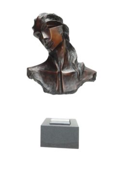 "A Cabeça de Salomé" (Estudo) Obra de Arte em Bronze (Média) para Ambientes Internos.