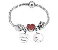 Berloque Pingente Meia Lua Love (Amor) - comprar online