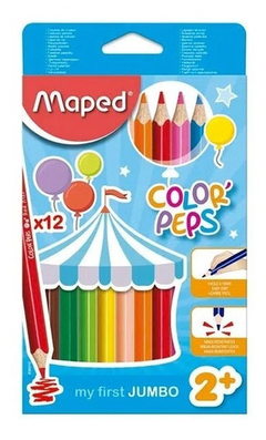 LAPICES MAPED COLOR´PEPS - JUMBO x12
