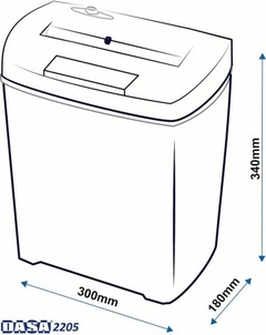 DESTRUCTORA DE DOCUMENTOS COMPACTA - Librería Ortelli