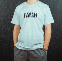 CAMISETA FAYAH DISTORTED BRANCA