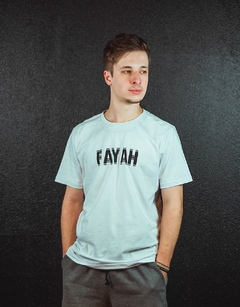 CAMISETA FAYAH DISTORTED BRANCA - comprar online