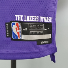 REGATA NBA LAKERS CITY EDITION PURPLE 21/22 - loja online