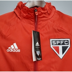 JAQUETA CORTA VENTO SPFC VERMELHA - comprar online