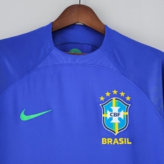 CAMISA SELEÇÃO BRASILEIRA COPA 2022 AZUL - comprar online