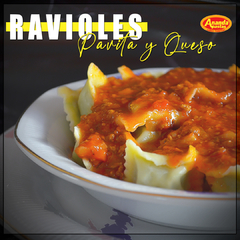 Ravioles de Pavita y Queso - Ananda Pastas