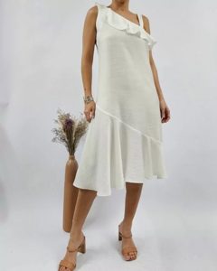 Vestido Midi Babado - Namine - 2518 na internet