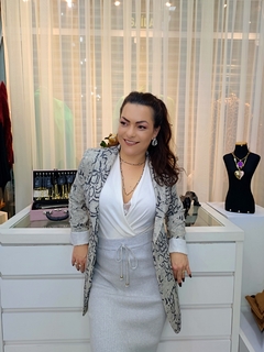 Blazer Alongado Cobra Feminino - 6121 na internet