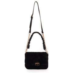 Bolsa Transversal c Pelo fecho Resinado WJ 45843 - CLOSET CHANA - roupas femininas estilosas, 