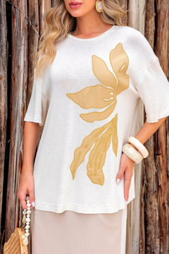 Blusa Over Flor - Namine - 2446 - comprar online