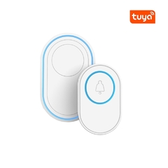 Tuya Smart Outdoor Wireless Doorbell Call Intercom for Apartments Wifi Door Bell Ring Alarm for Home Security With 58 Ringtones - loja online