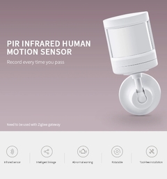 Tuya zigbee pir sensor de movimento ao ar livre corpo humano - comprar online
