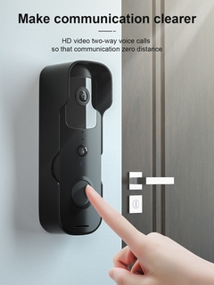 Porteiro eletrónico Tuya Smart Wireless Video Doorbell - Americanas Construções - O shopping da sua Obra 