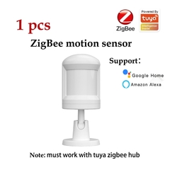 1-6 pces tuya zigbee detector de sensor de movimento na internet