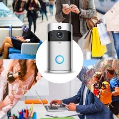 Campainha Smart WiFi Video Doorbell Camera Wireless na internet