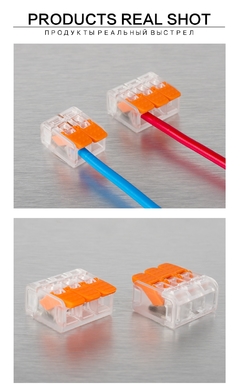 Conector de fio compacto mini. 30/50/100PCS na internet