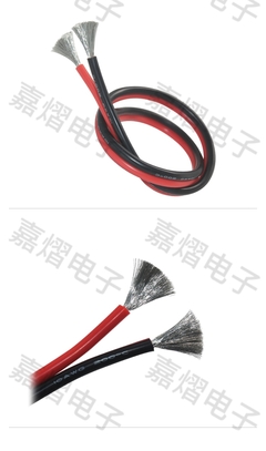 Fio de silicone de alta temperatura, fio paralelo vermelho-preto - loja online