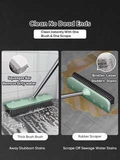Joybos escova mágica para limpar piscina, 2 em 1, esfregão de banheiro para janela, escova de limpeza na internet