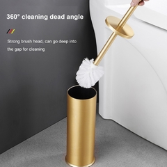 Escova de banheiro criativa, em preto, estilo nórdico, conjunto de limpeza para banheiro - loja online